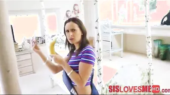 step sister practices on her brother