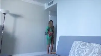 Stepmom helping stepson in the bedroom sex part 1
