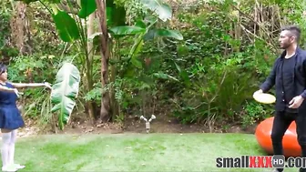 cute small and tiny asian teen step d.