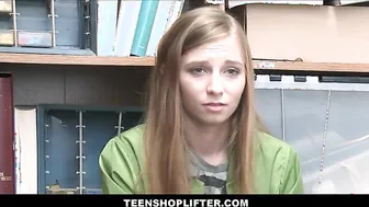petite shoplifter with tiny tits ava parker agrees to fuck security guard for freedom