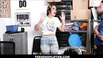 big ass teen lilly hall caught shoplifting fucked by officer