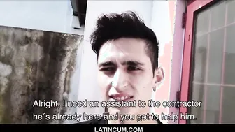 amateur straight latino twink painter gay sex with straight macho family guy sonny for money pov