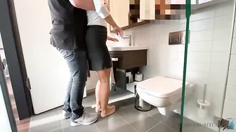 meeting break workmate impregnates me business bitch