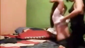 Two latina lesbians get down to it /100dates