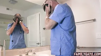 Gay stepdad doctor teaches s. sex