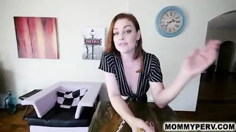 s. cums on his slutty mom's face