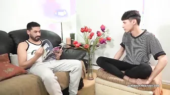 Mature Mitch Spanks and Fucks Young Dimitri