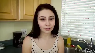 Young d.'s Secret Affair with Daddy - POV, Teen, Brunette - Lenna Lux