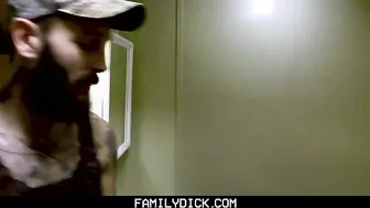 FamilyDick - Trailer Park Stepdaddy Fucks His Boy After Catching Him Smoking