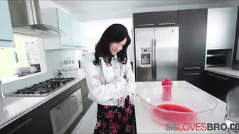 RETARDED sis goes for BROs DICK