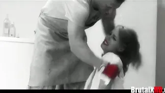 She is dragged, f. and punished! SHE IS BRUTALLY FUCKED