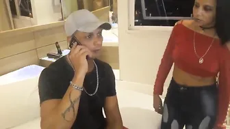 brazilian f. takes his sexy wife and his s. takes his teen young girlfriend for real family swing