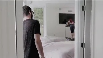 Horny Stepson Fucking Working Out m.