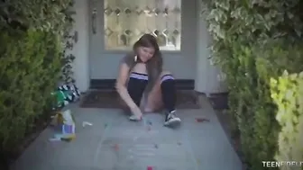 Daddy fucked her d. brutally