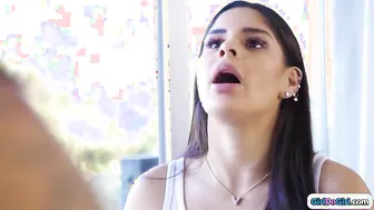 Stepteen take care of her stepmoms pussy