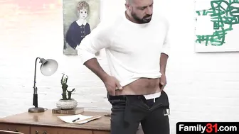 Little cute boy is filled with questions about his growing body, and who better to turn to for answers than his loving stepdad?