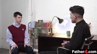 The system at Catholic School never fails when priest shoves cock bangs boy’s ass, stretching his sphincter until the boy moans in pain and pleasure