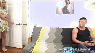 Curios Teen Step Sister Wants to Taste Cum