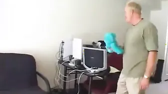 Sweet teen d. punished by daddy