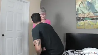 Horny Granny Sucks A Young Dick