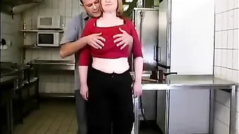 German Granny with chocolate pussy