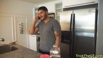 Real petite euro tricked and pussyfucked