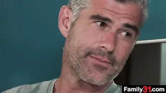 Pervert stepdad shoves his meaty cock in his s.’s bubble butt