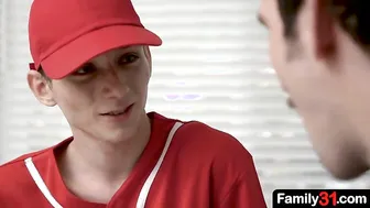 As the boy reveals that he has a more intimate relationship with his coach than the rest of his teammates, his stepdad feels his cock harden