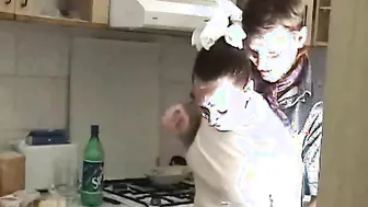 Charming teen coed gets raped by her drunken flat mate