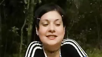 Cute teen shoots a porn movie with help of her horny brothers