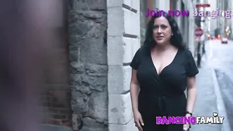 Big Tits Step-Mom & Step-Daughter Fuck Him