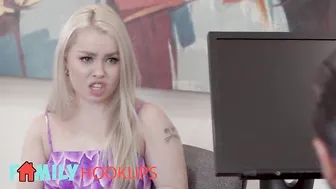Family Hook Ups - Blonde Goddess Haley Spades Shows Her Upset Step-uncle How Hard She Can Work