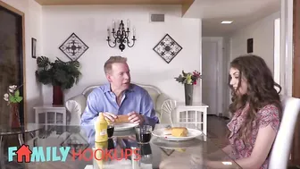 Family Hook Ups – Elena Koshka Distract Her Stepdad With Her Tight Teen Body