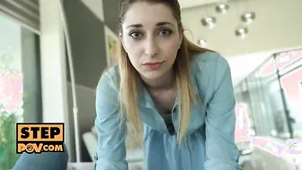itsPOV - Lana Bunny teen stepsister is bribed to pleasure your dick