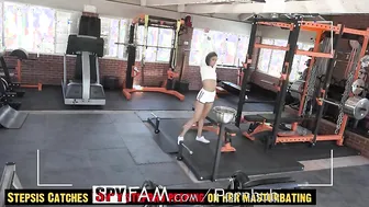 SPYFAM Step Sister Catches Wimpy Step Brother Peeping On Her Masturbating