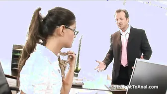 Lazy Secretary DeFrancesca Tight Anal Fucked
