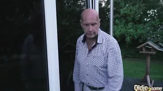 Old sex fucking on his birthday