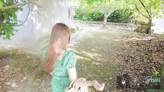 I had a creampie sex with her in a public park. She was excited to be seen by many people.