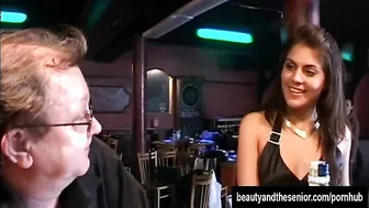 Sweet gets fucked by an old dude