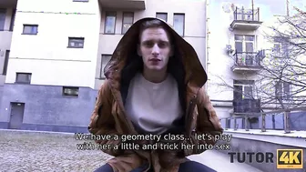 TUTOR4K Boy  watch how friend fucks his mom who works as tutor