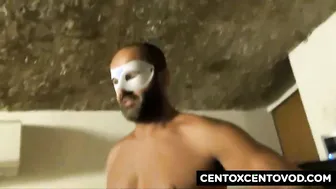 Beautiful blonde masked fucked by Alex Magni
