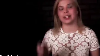 Cute blonde teen gets fucked big time