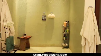 Family Hook Ups - Hot Blonde Stepmom Fucks Her Annoying Stepson