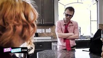 The College Nerd And His Bully Classmate Make A Deal To Trade Their Step Sisters For A Hot Group Sex