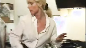son and his friend fucks his beauty mother threesome