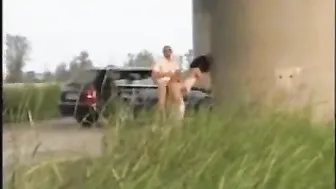 Two italiana Exhibitionists Become Porn Actors