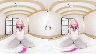 VIRTUAL TABOO - Stunning Proxy Plays with Long Pink Dildo