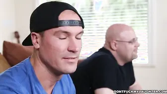 DON'T FUCK MY STEP-DAUGHTER - Vanessa Phoenix Fucked By Sean Lawless Behind Daddy's Back