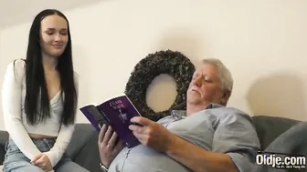 Retired police officer fucks teen pussy and cums in her mouth