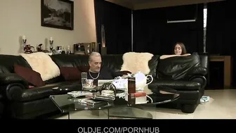 Old dick drills young ass hole